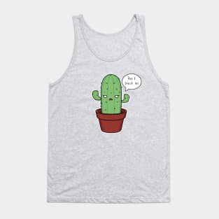 Don't touch me cactus Tank Top